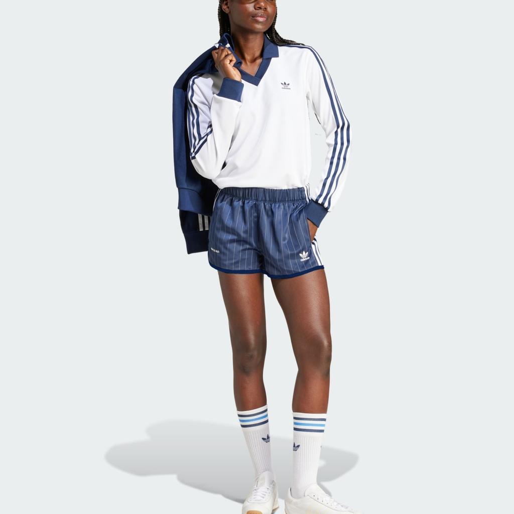 adidas Оригинальная спортивная и стильная футболка с длинным рукавом для футбола Originals Sporty & Rich JI9276