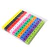 100 cubes in a bag, 10 colors evenly distributed – разноцветный