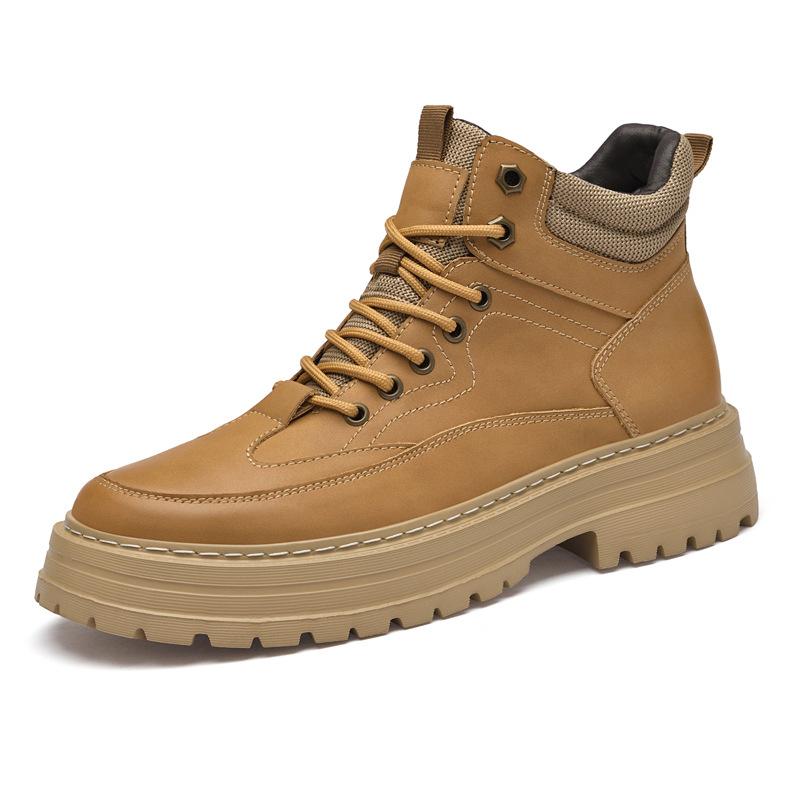 Ботинки Мартин мужские короткие ботинки осень и зима ботинки в стиле милитари модные универсальные ботинки на высоком голенище модные