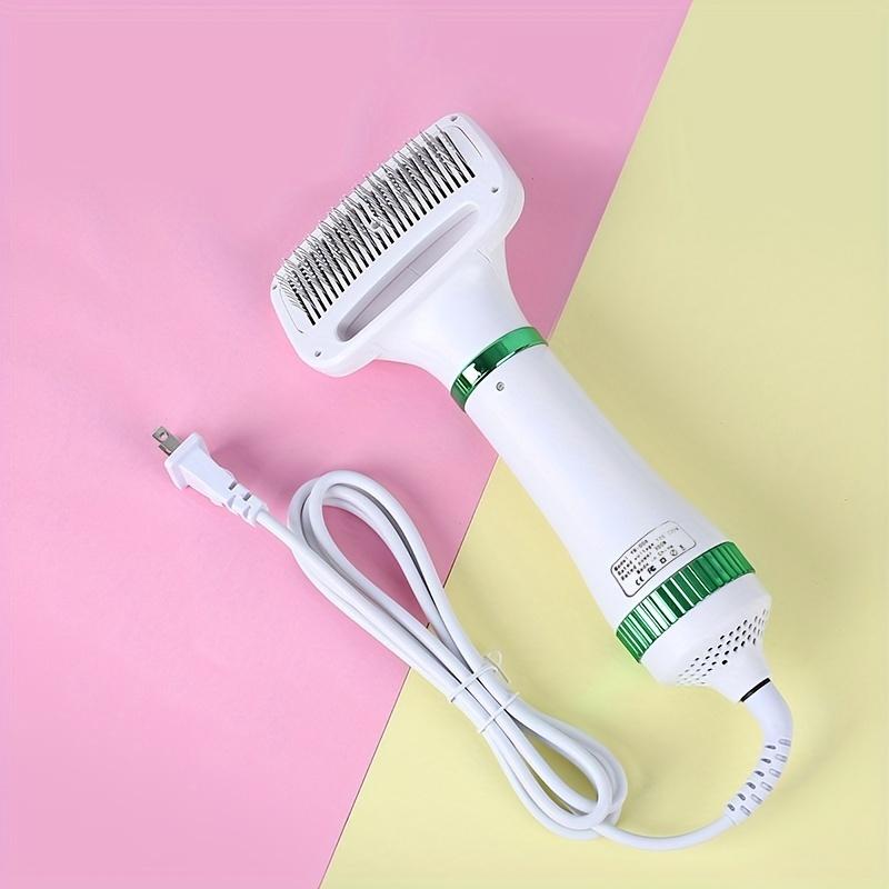 Pet Grooming Dryer, 2-in-1 Portable Pet Hair Dryer And Grooming Brush For Dogs And Cats - Smooth And Efficient Drying, Reduces Shedding And Tangles