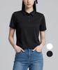 KIM YOUNG JOO GOLF Летняя женская гольф-футболка с коротким рукавом и воротником, цветные блоки Dqmlts42
