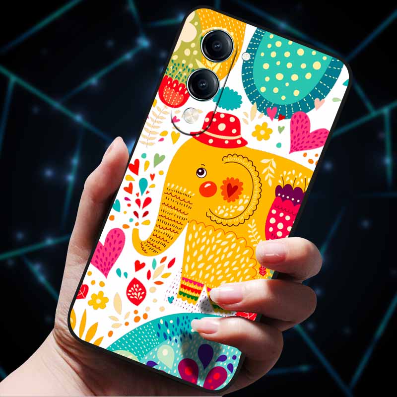 For Vivo Y04 4G Case Soft Silicone Bumper 3D Flowers Emboss Phone Cases for Vivo Y04 4G Back Cover Shell VivoyY04 4G Bag