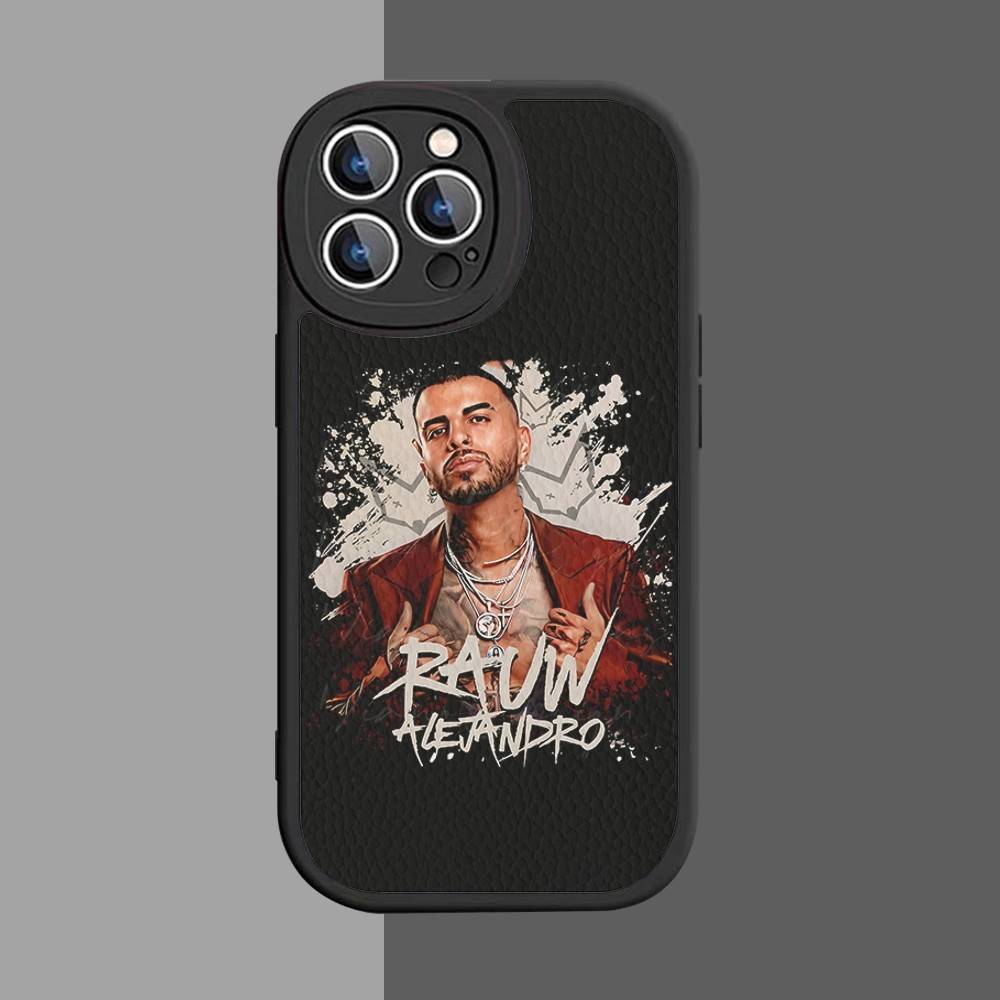 R-Rauw Alejandro Phone Case Hard Leather For IPhone 16 15 14 13 Mini 11 12 Pro Max Plus Fundas
