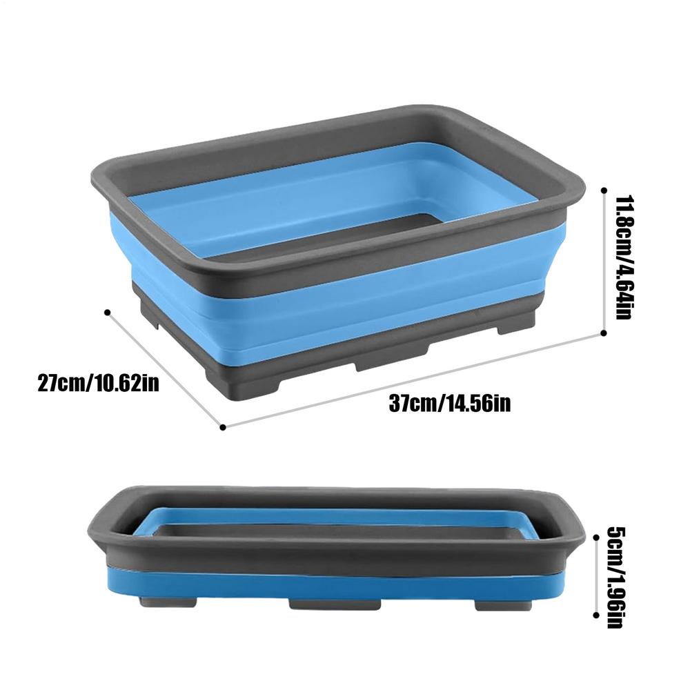 Portable Foot Bath Folding Pool Foot Tub Feet Soaking Bucket  for Home Outdoor Camping Spa Basin Pool Tub for Feet