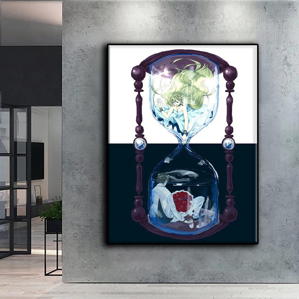 5D DIY Diamond Painting Cross Stitch Girl In Hourglass Bottle Diamond Embroidery Mosaic Wall Art Home Decoration