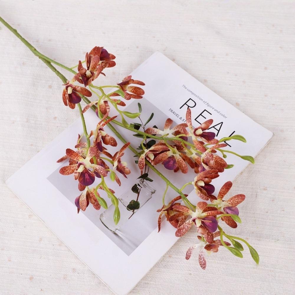 Real Touch Simulation Mini Orchid Small Butterfly Orchid Faux Mini Phalaenopsis Gift