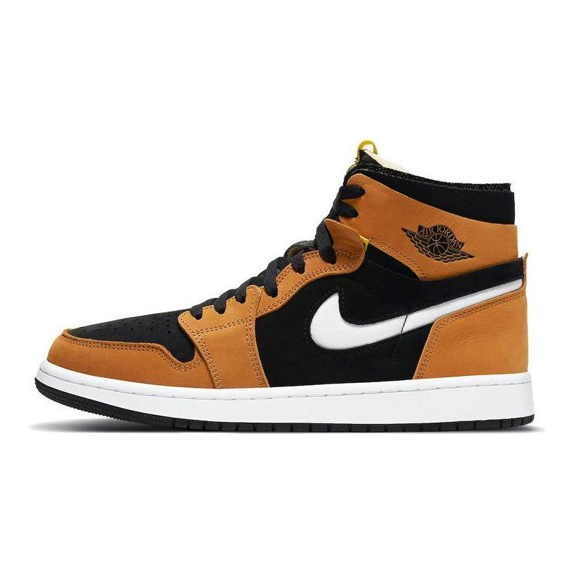 Мужские кроссовки Air Jordan 1 High Zoom Comfort Rookie Of The Year Black White Monarch CT0978-002