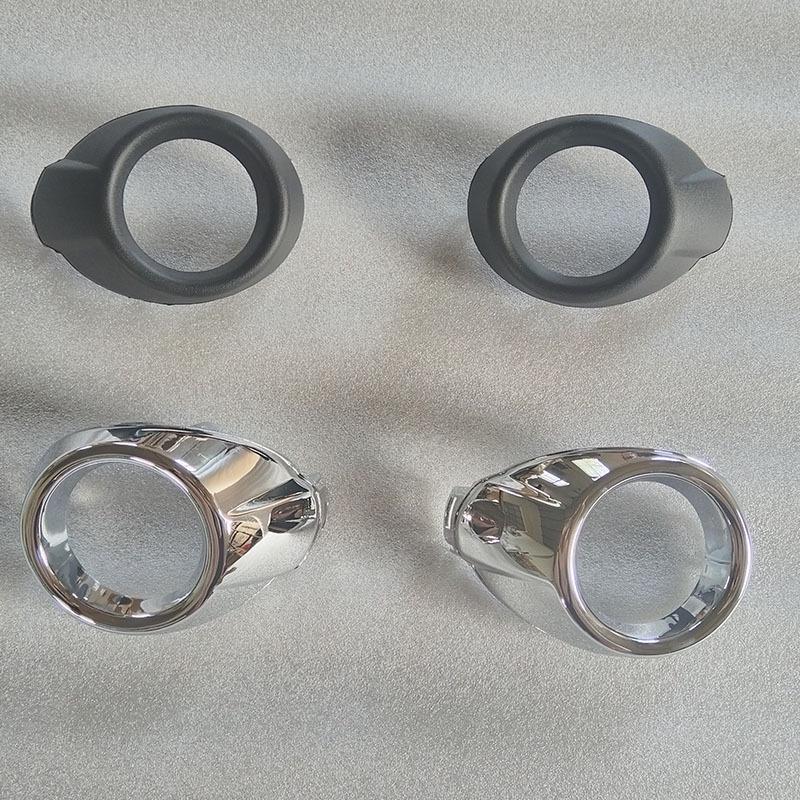 Fog Light Frame & Front Bumper Cover for 2012-2014 Ford Focus