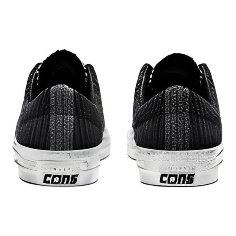 Converse One Star Pro Удобные и универсальные нескользящие, износостойкие, легкие низкие кеды для скейтбординга для мужчин и женщин в черном цвете