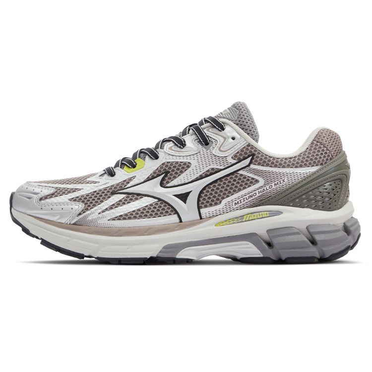 Mizuno Кроссовки для бега Halo Mix Unisex Низкие Метеорно-серые Сетчатые D1GH240803