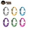 1 шт. Титановые минималистичные серьги-кольца Huggie ASTM F136 Хеликс Козелок Мочка Уха Раковина Простые Кольца Пирсинг Уха Новое Украшение