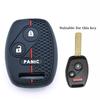 Чехол-брелок для автомобильного ключа для Honda Civic 4D Jazz Gr8 Cr-V Srv Frv Fit Csx Chord 7 Accord Эмблема Дополнительный винт Силиконовая защита