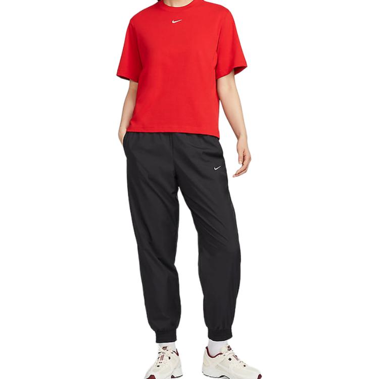 Nike Nsw Otg Uv Essntl Wvn Mr Jg Вязаные спортивные штаны Женские Черные FV7661-010