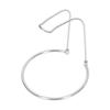   Reel Rack Stainless Steel Short Type U Shaped Upper Frame Round Base Lightweight Detachable Fishing Gear Stand