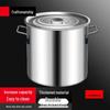 Профессиональный суповой котел из нержавеющей стали 304 с крышкой
