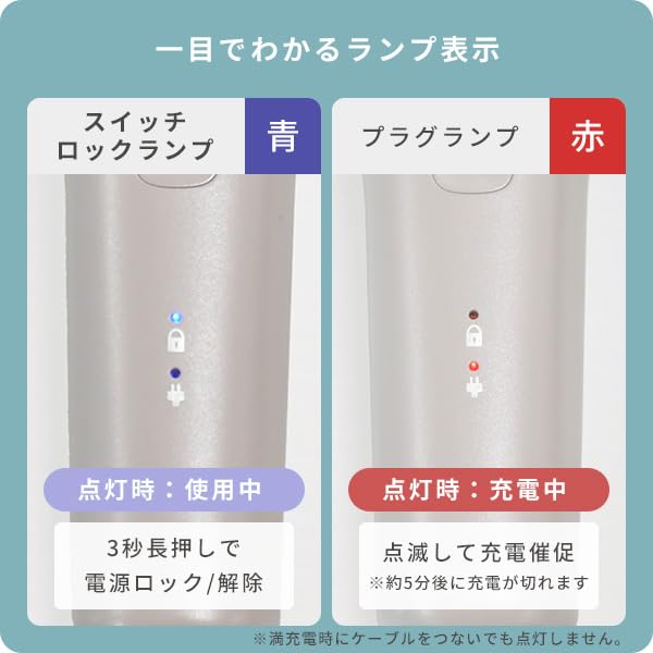 Electric Shaver 4 Blades Waterproof Washable Charging White [Yamazen] (with Kiwazori) Type-C HSY-04-W