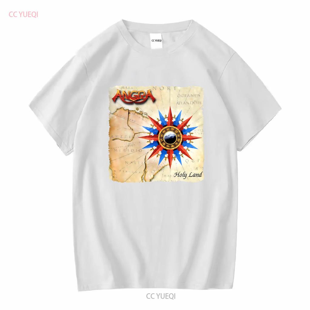 Angra Holy Land T Shirt Cotton BlackAll Size S to 5XL BE1978 long or sleeves vintage Washed graphic Versatile Casual