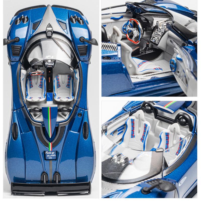 1/32 Pagani Zonda HP Barchetta Сплав Концепт Спортивный автомобиль Модель Литой Металл Гоночный Суперкар Модель Транспортного Средства Звук Свет Детский Подарок