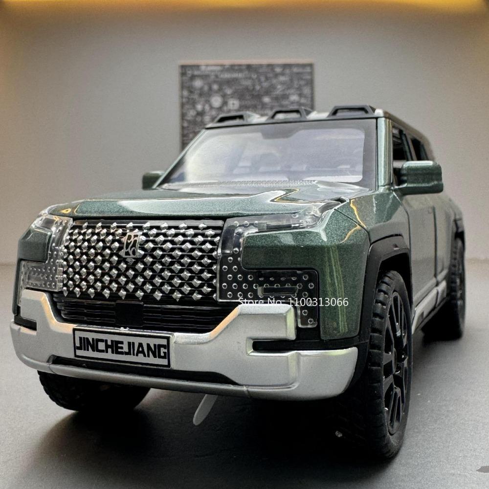 1/32 Металлические Модели Автомобилей BYD YangWang Внедорожники Литье под Давлением Модель Игрушка 6 Дверей Открываются Оттяни и Поедь Внедорожник для Парня Подарки