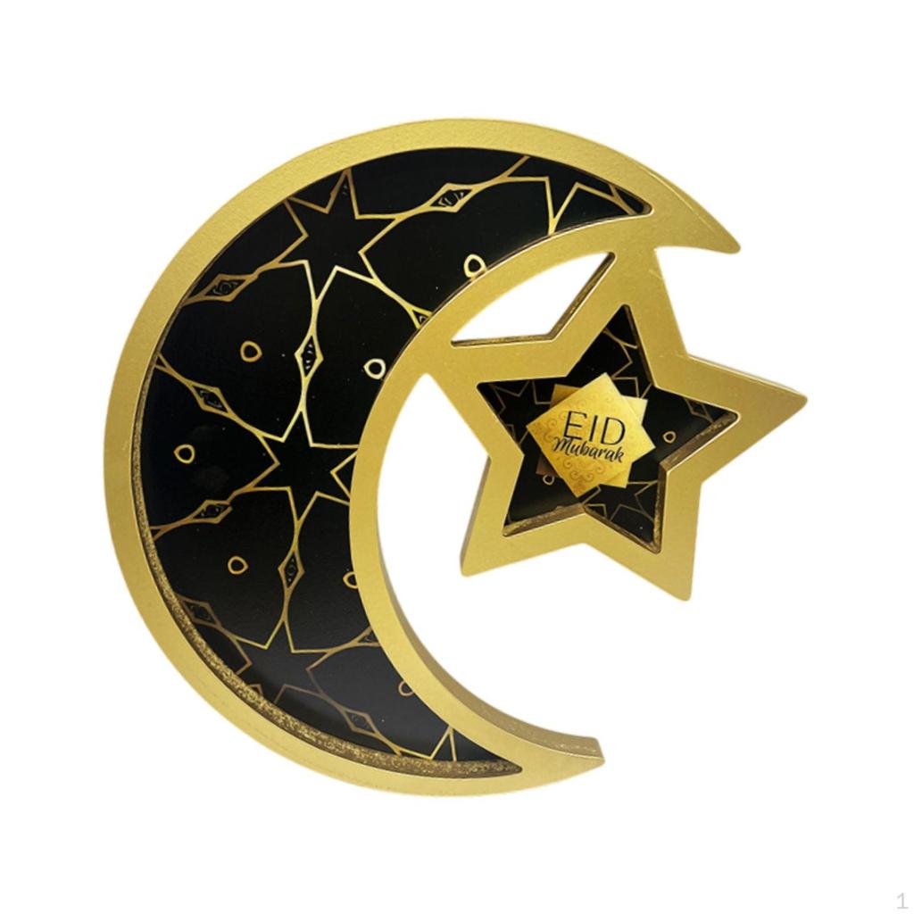Ramadan Serving Tray Decoration Moon Star for Wedding Gatherings Events