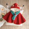Super Cute Plush Baby Cloak Coat for Autumn and Winter