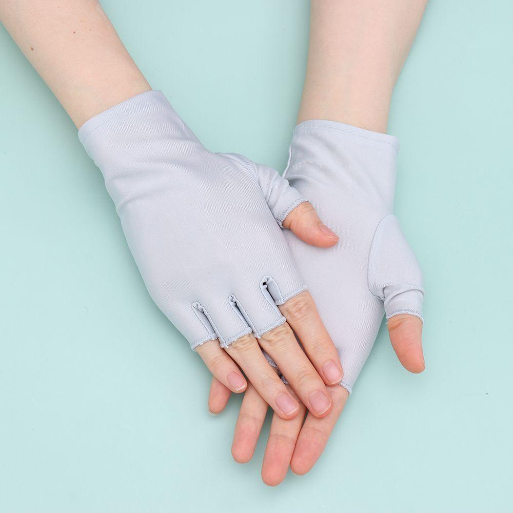 Tight Breathable Short Half Finger Gloves Sun Protection Sports/Driving/Biking Summer Mittens