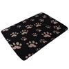 Dog Blanket Soft Plush Machine Washable Plush Pet Blanket for Small Pets Dogs CatsPaw Print M