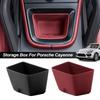Car Silicone Center Console Organizer Box Cup Holder Wireless Charging Pad Cup Insert Accessories For Porsche Cayenne 2024 2025