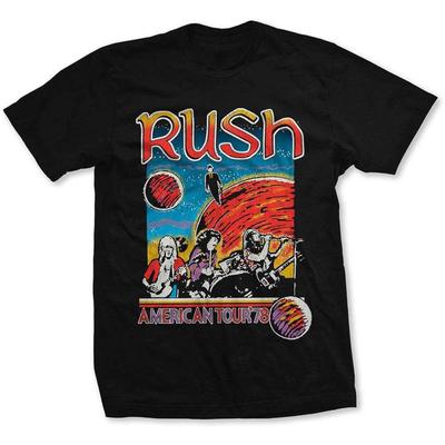 Футболка унисекс Rush Us Tour 1978 года