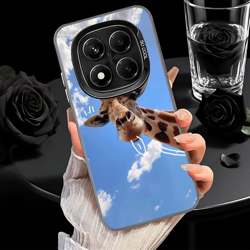 Ударопрочный чехол для телефона с рисунком жирафа для Xiaomi Redmi Note 15 14 13 12 Pro Plus 11 11S 11T 5G, защитный чехол от падения