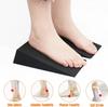 Yoga Foam Wedge Mat 2-Piece Set, Calf Stretch Squat Incline Plate, Rehabilitation Training Heel Mat (Black)