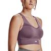 Under Armour Smart Form Logo Print Medium Support Sports Bra Women Underwear Purple 1381666-500