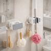 Plastic Brush Broom Hanger Waterproof Broomstick Hanger Multi-functional Mop Broom Holder  Garden