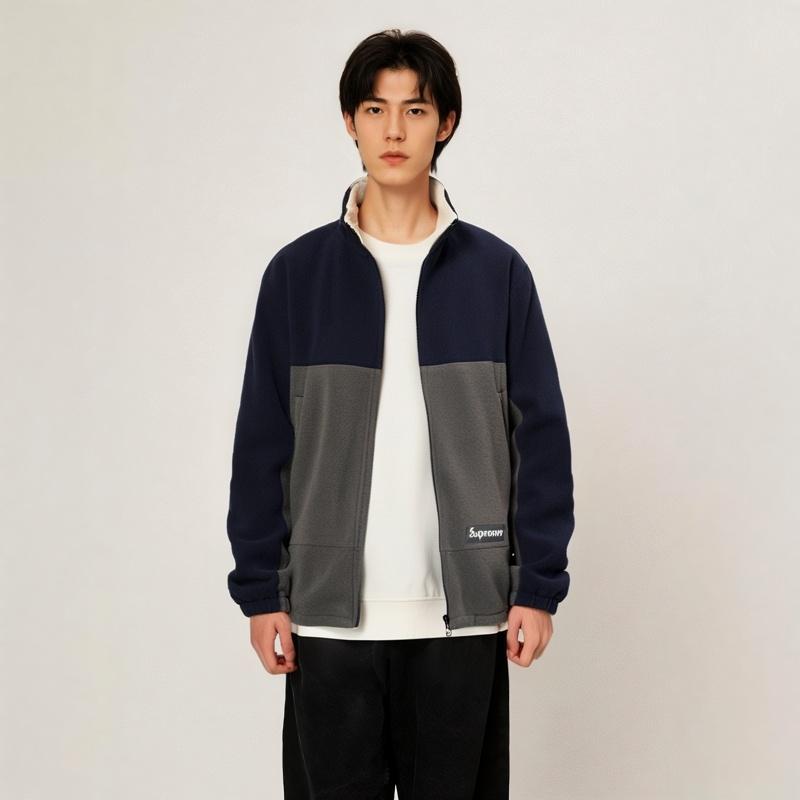 Supreme Мужская двусторонняя утепленная куртка X Polartec GORE-TEX 'Черный Белый Бирюзовый' SUP-SS22-713