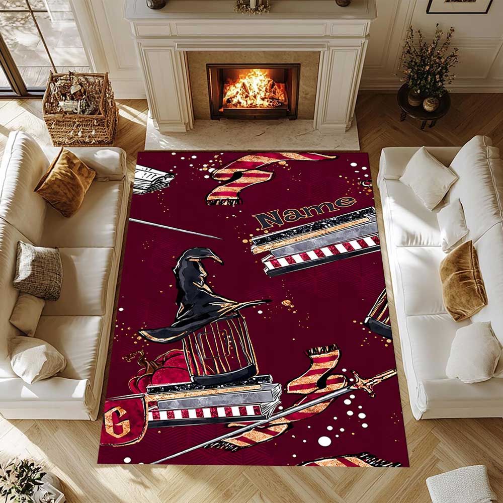 Warner Bros. Films (22) Customize your name rug, office chair cushion, home bedroom living room gift.