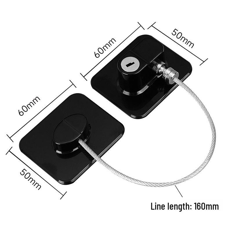 Child Safety Combination Lock for Windows and Refrigerators