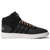 Adidas Neo Hoops 2.0 Mid Suede Slip Resistant Durable High Top Skate Shoes Unisex Sneakers Black CG7117