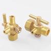 M14 M20 Metric Female To Mae x 10mm Hose Barb Brass Tee 3 Ways Petcock Tap Valve With Hanlde For Cooker Drainer