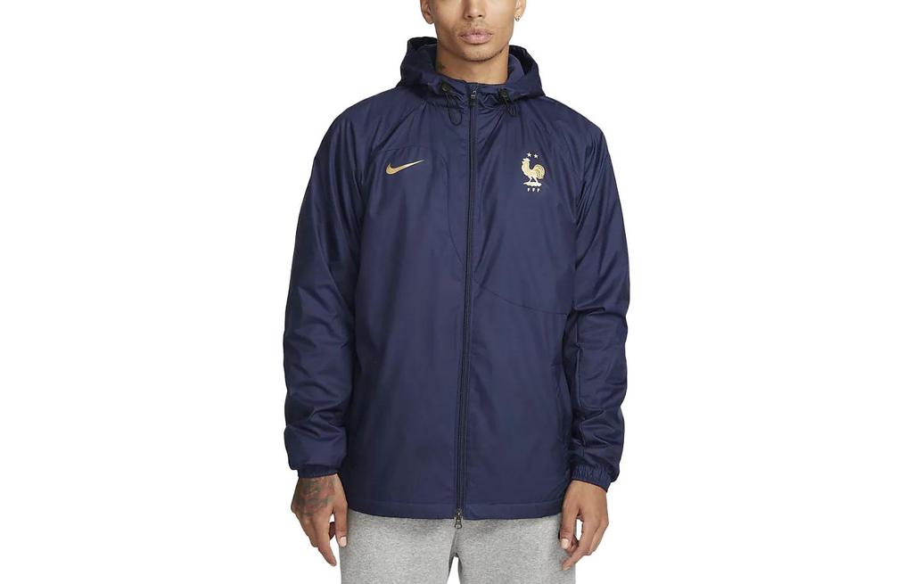 Nike Куртки Мужские Синие С капюшоном Средние Другие DH4698-410