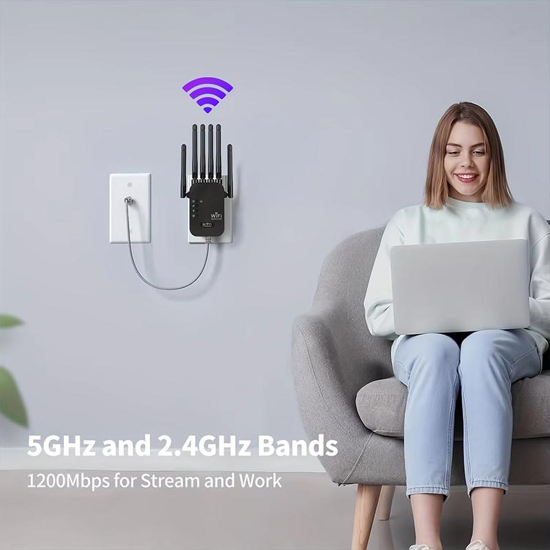 Двухсетевой интерфейс Wi-Fi 6 Повторитель Усилитель Сигнала Роутер 300 Мбит/с Усилитель Сигнала Усилитель Сотовой Связи