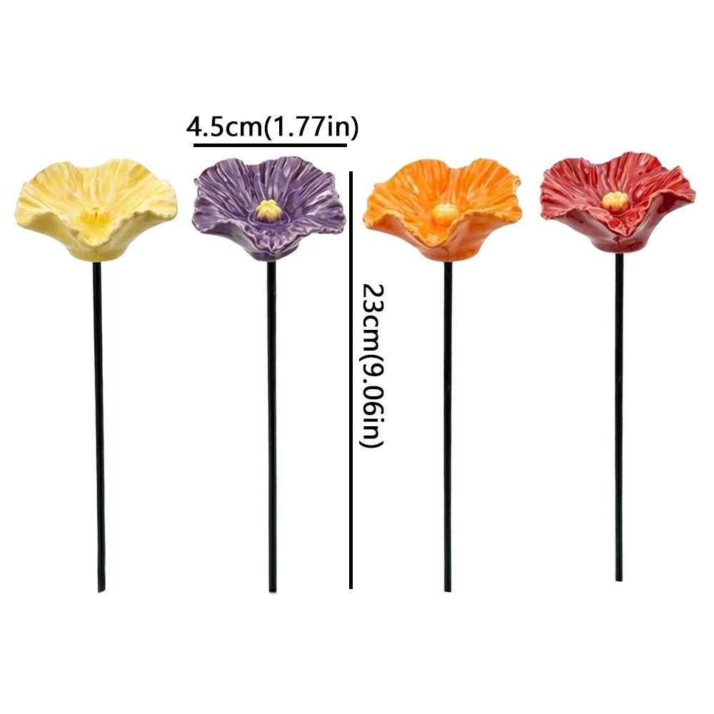 Resin Flower Bird Bath Stand Ground Insert Insect Drinking Water Bird Feeding Cup Lawn Patio