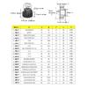 1 шт. Прямая шестерня 1,5M 15T/16T/18T Углеродистая сталь 45# Высокочастотная закалка Зубчатое колесо Диаметр отверстия 5/6/6,35/7/8/10/12 мм