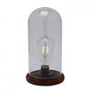 Hestia LED Light Up Glass Dome with Bulb - Large