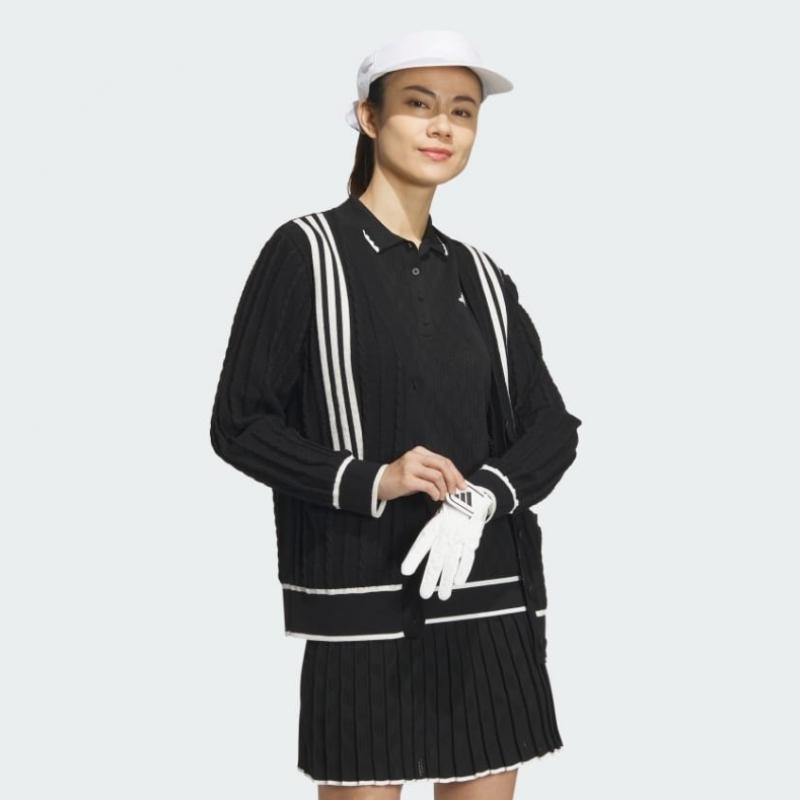Adidas Гольф 2024 SS женский гольф Prime вязаный кардиган In6623