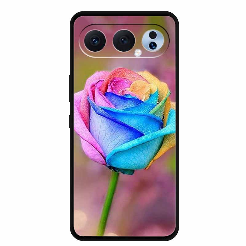 Чехол для Honor 500 Pro 5G Черный Мягкий ТПУ Цветные Чехлы для Телефона 6.55" Силиконовые Задние Крышки для Honor 500 Pro Модный Щит Fundas