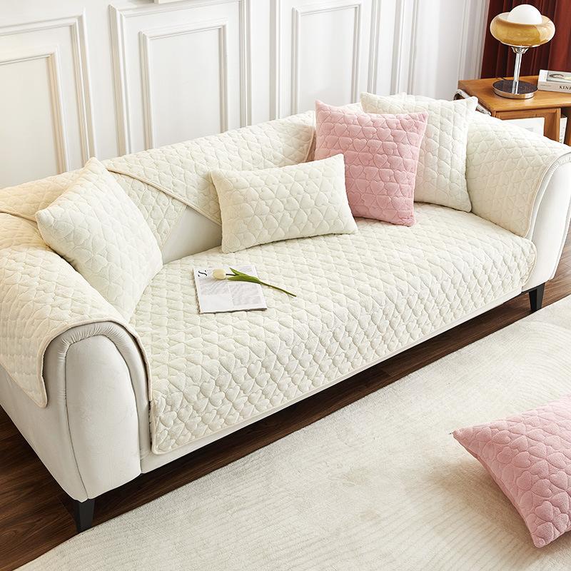 Подушка для дивана из молочного волокна, скандинавская простая современная подушка для дивана, универсальная подушка для четырех сезонов, полное покрытие, чехол для дивана, спинка, утолщенное полотенце