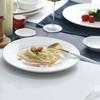 Керамическая белая круглая обеденная тарелка Zhuoyuan