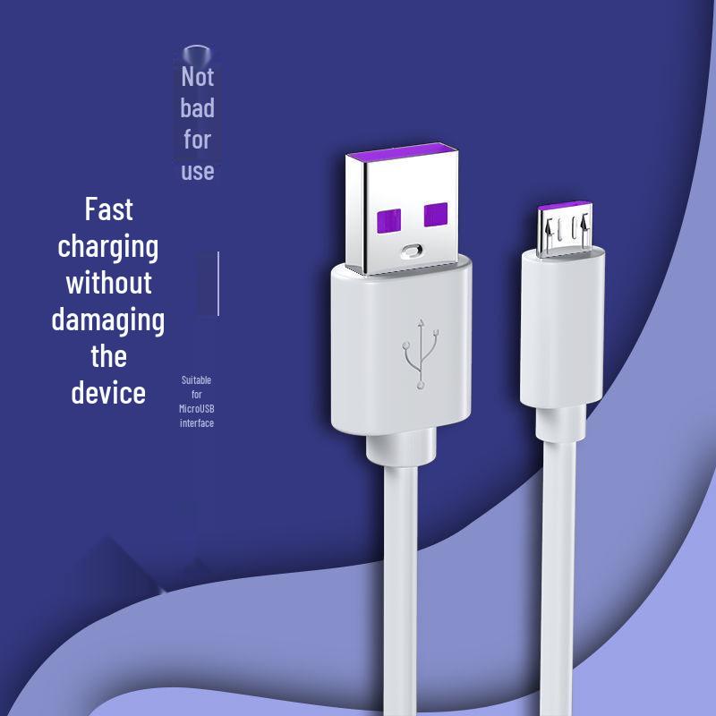 Кабель Micro USB 5A для быстрой зарядки телефонов Huawei, Vivo, Oppo, Redmi и Honor с функцией Flash Charging