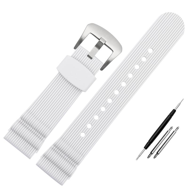 22mm Diving Rubber Strap for Seiko Watch SKX007 PROSPEX SRP777J1 No.5 Water Ghost Abalone Men Sport Silicone Watchband Bracelet