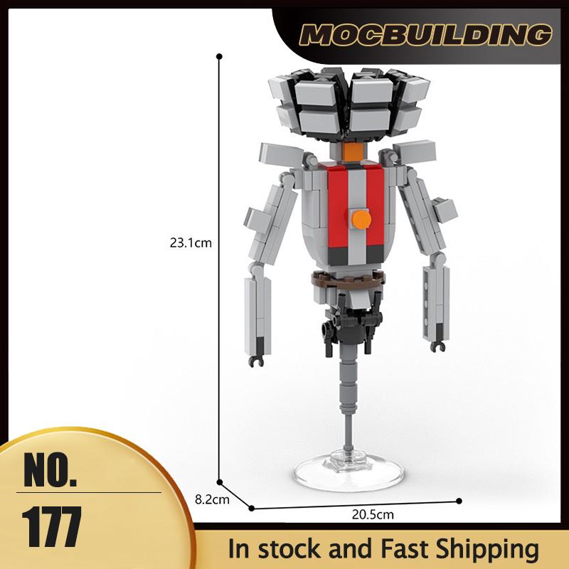 MOC Кино Игра Модель Мониторинг команда Мех ТВ Человек Туалет Аудио Робот DIY Сборка Строительные Блоки Кирпичи Коллекция Игрушки Подарки